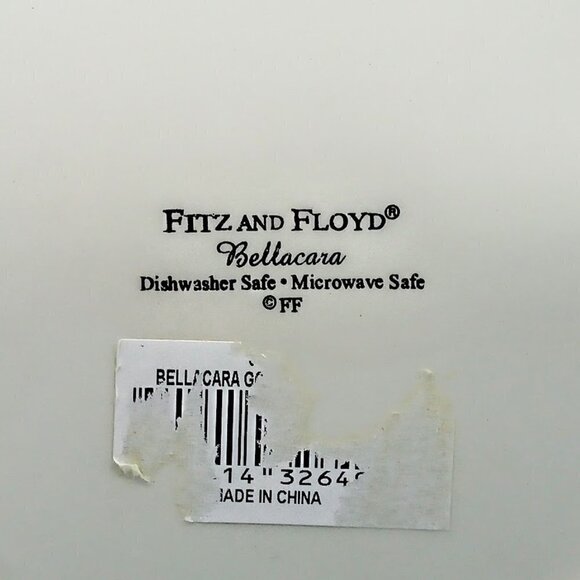 Fitz and Floyd Bellacara Goldenrod Salad Plate NWT - Picture 4 of 4